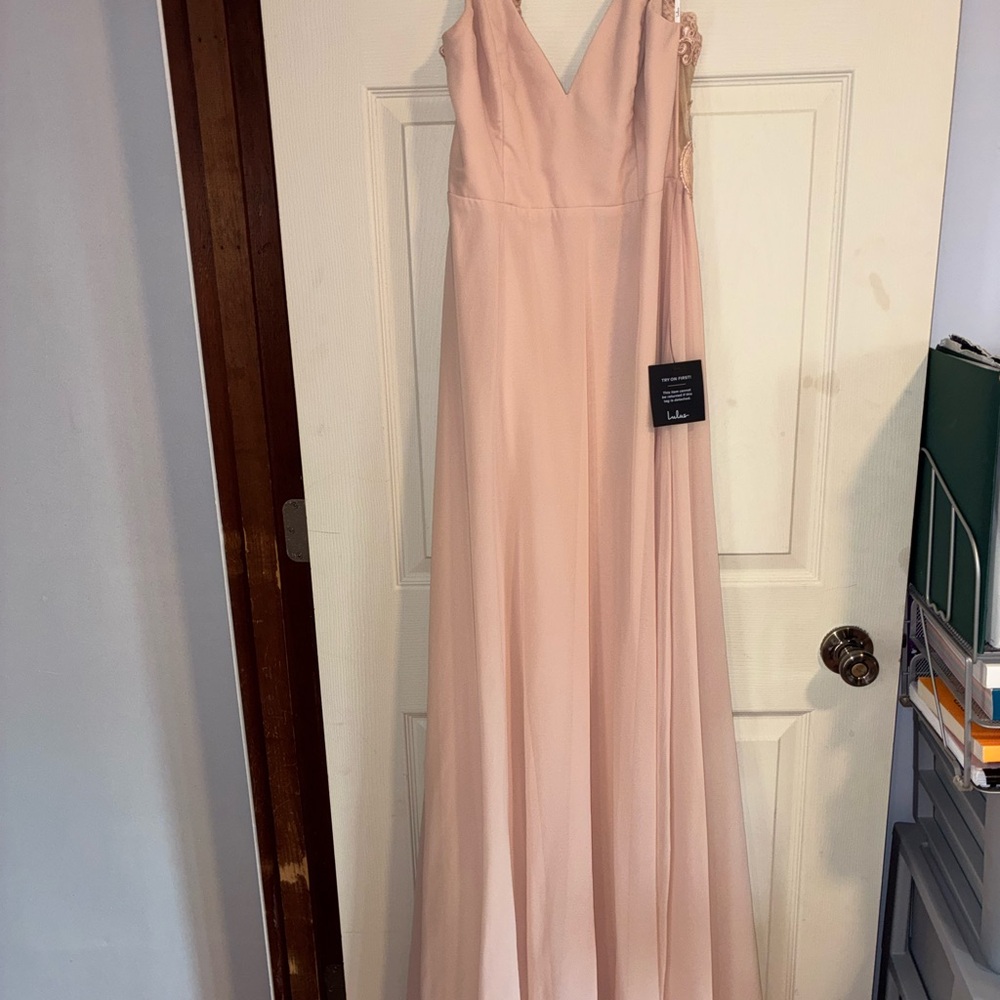 Lulu's Blush Maxi Dress